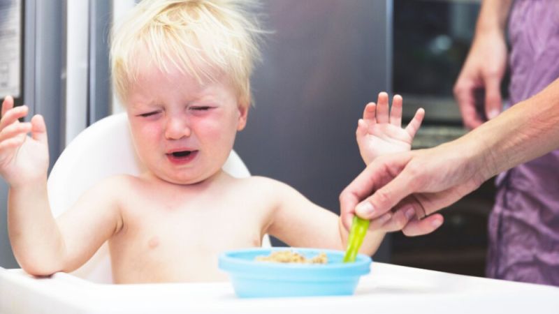 Baby eating