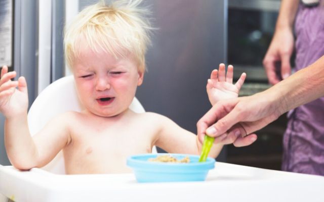 Baby eating