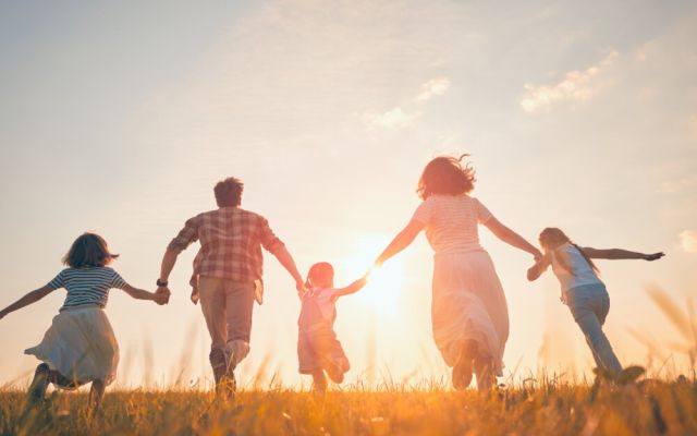 Family running